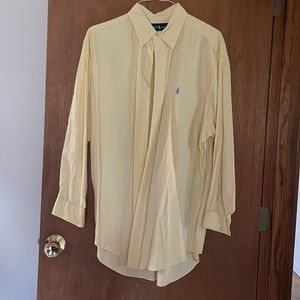 Yellow Ralph Lauren long sleeve button down